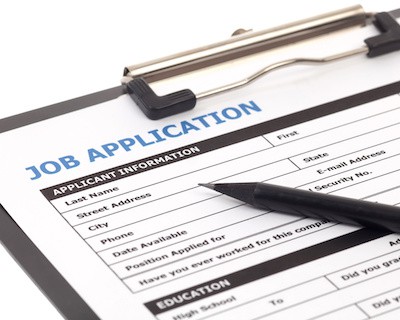 church job application form